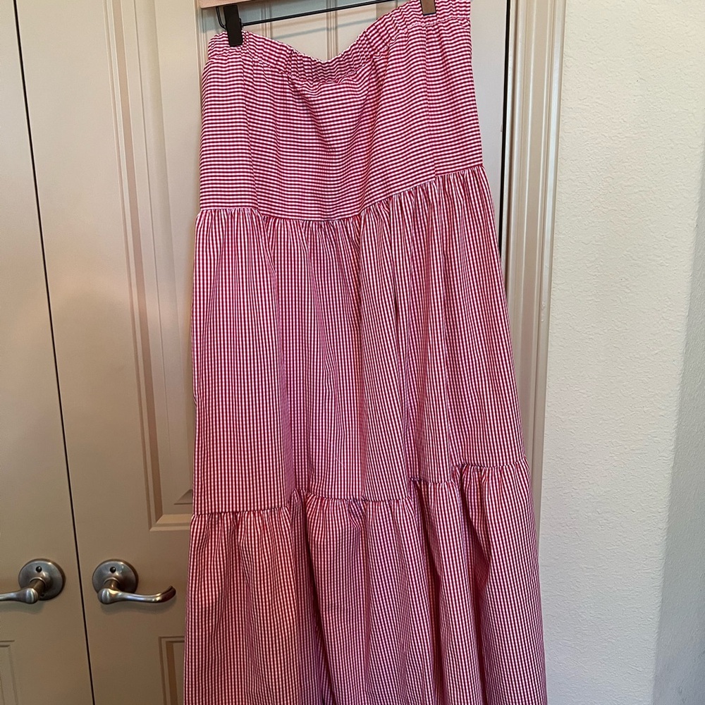 Chic Soul Pink Tiered Maxi Skirt Casual Resort Wear